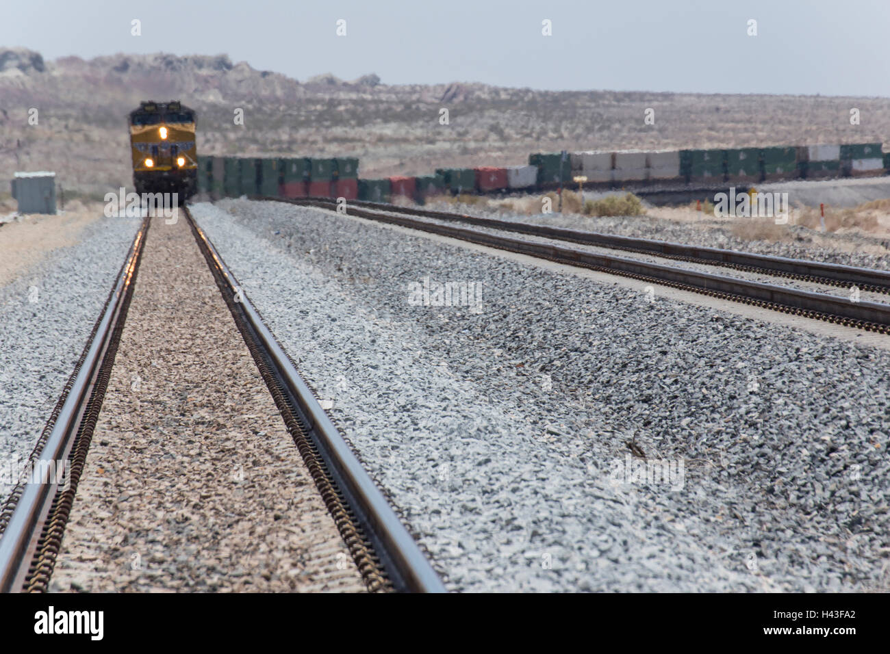 Horizontal railroad track hi-res stock photography and images - Alamy