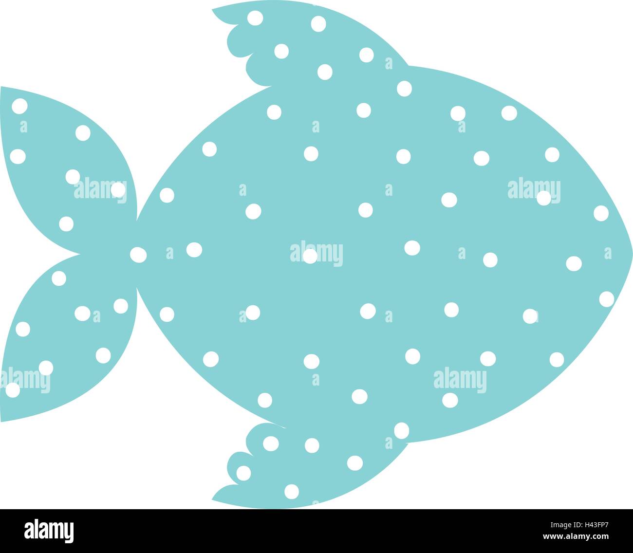 pattern with fish shape animal color Stock Vector Image & Art - Alamy