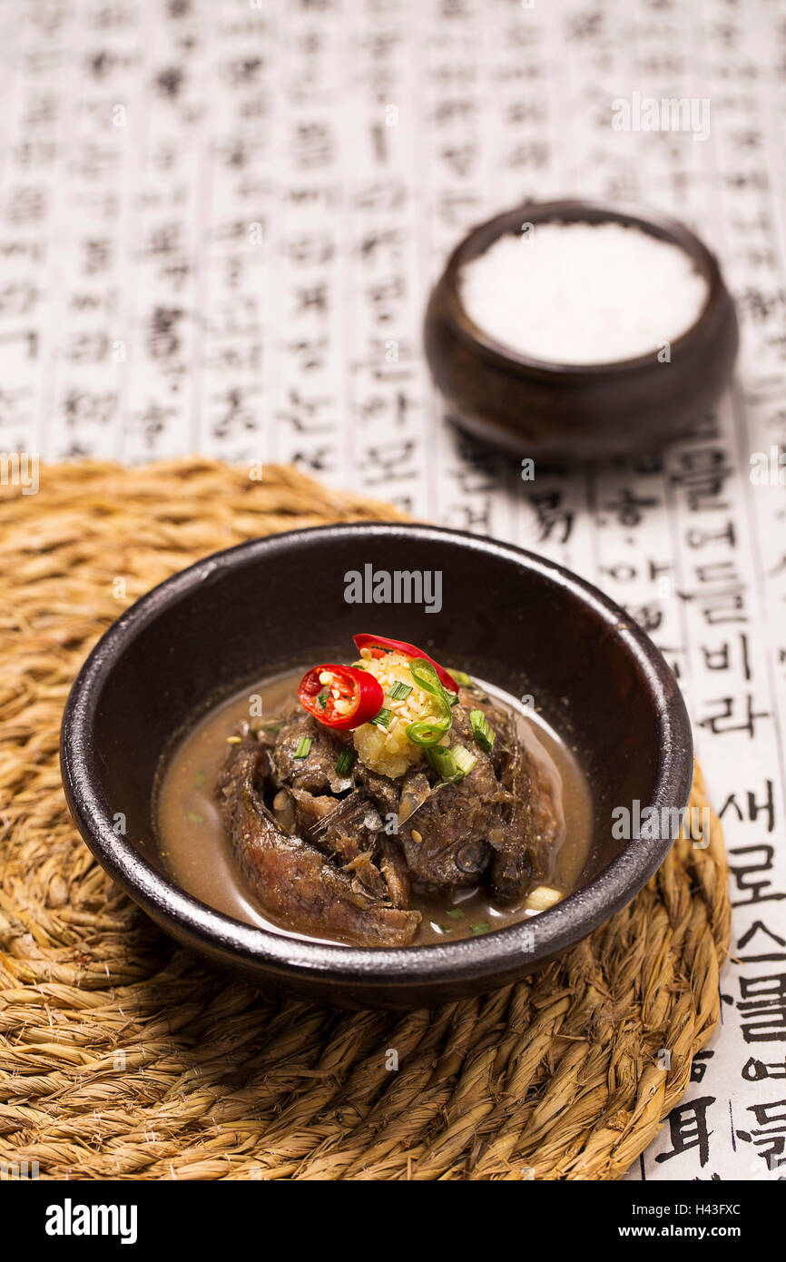 Korean Cuisine Salted Fermented Fish/Seafood Stock Photo Alamy