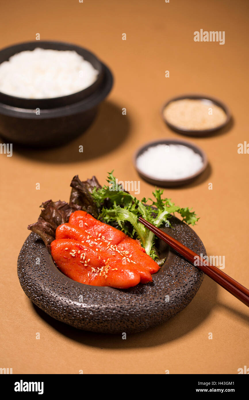 Korean Cuisine Salted Fermented Fish/Seafood Stock Photo Alamy