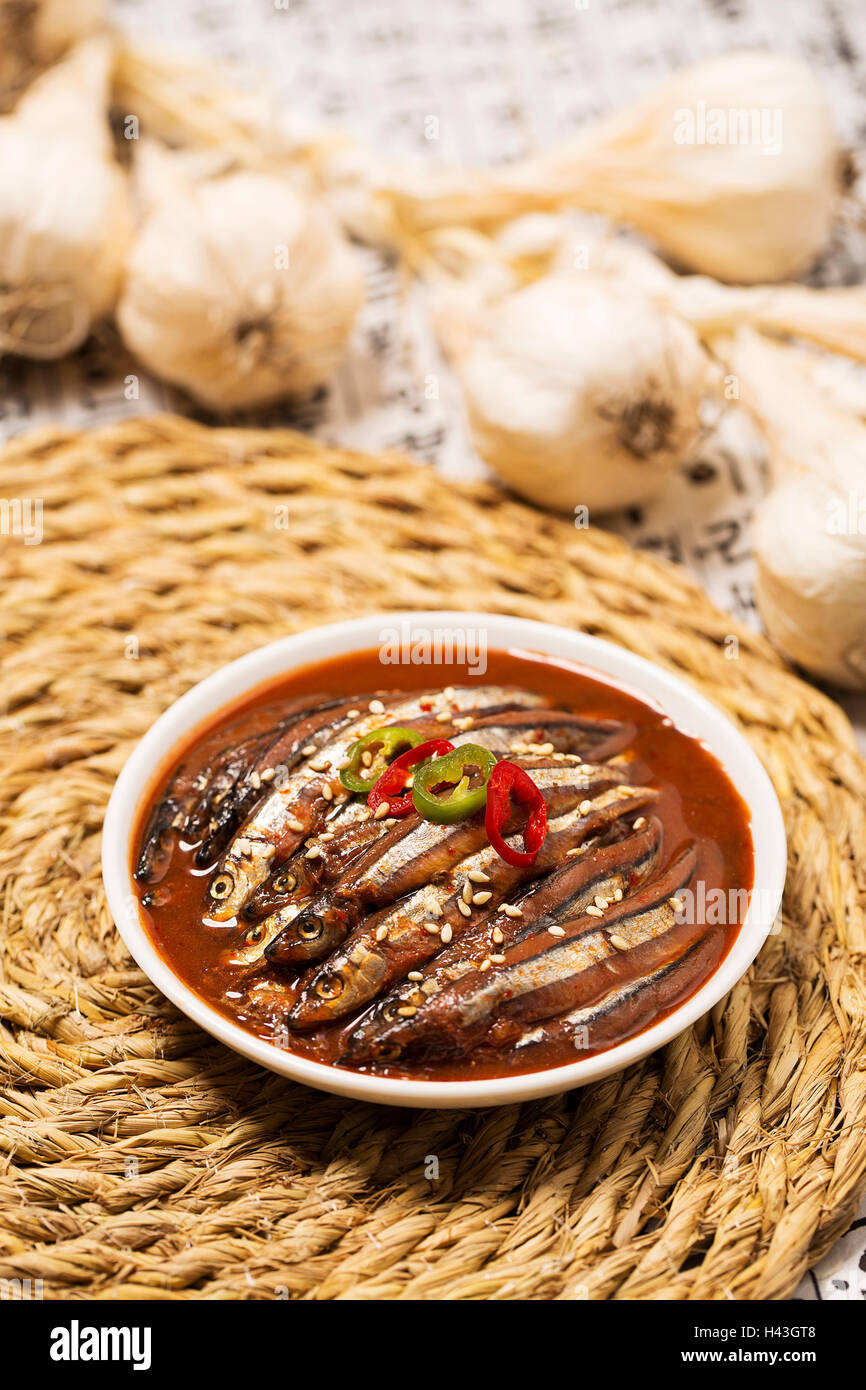 Korean Cuisine Salted Fermented Fish/Seafood Stock Photo Alamy