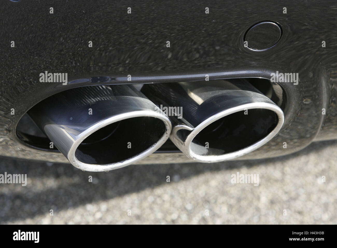 Porsche Cayenne, Gemballa, detail, exhaust pipes, Stock Photo