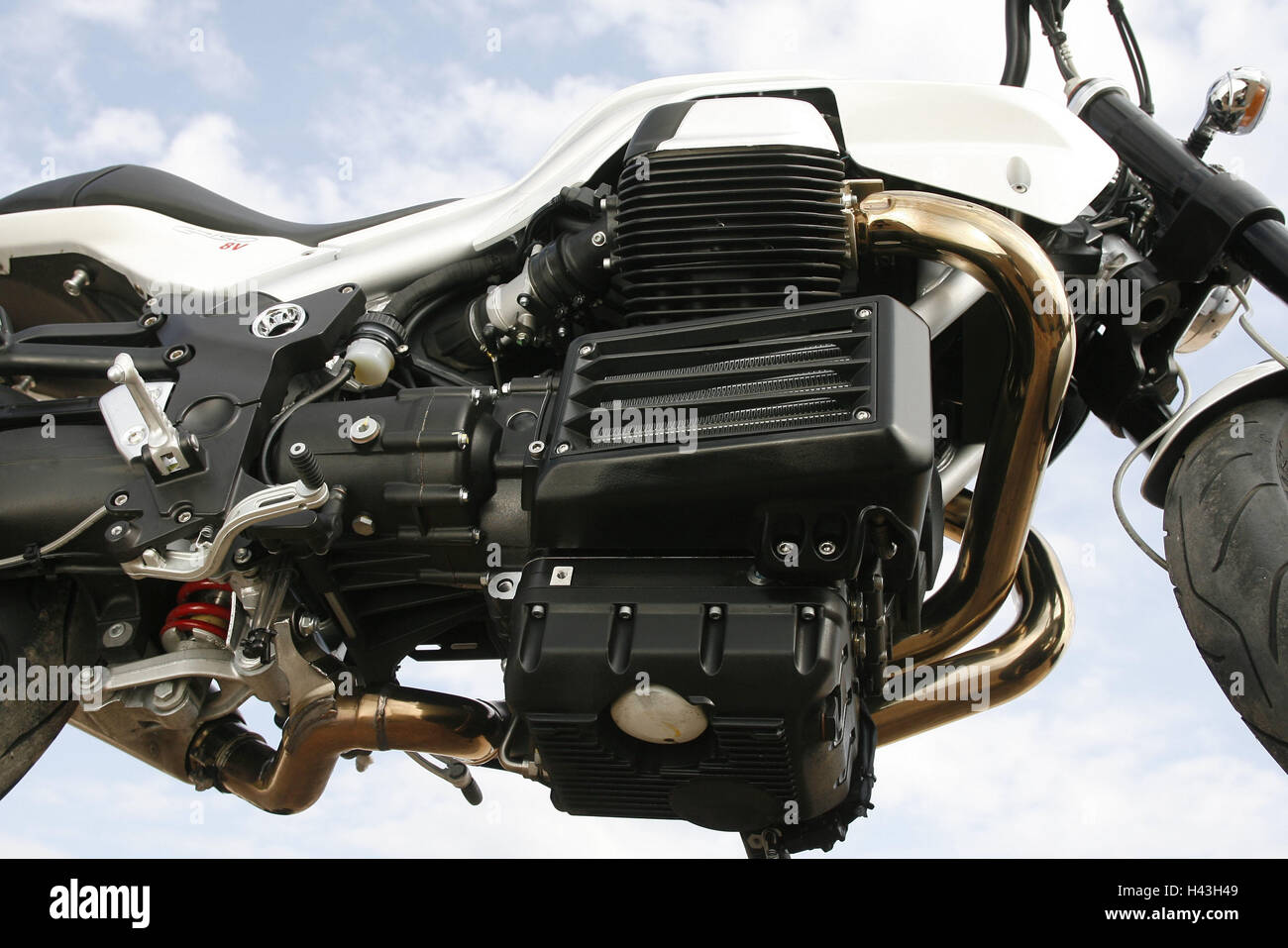 Twocylinders VT, Moto Guzzi Griso V8, detail, cylinder block, MotoGuzzi Griso8V, engine