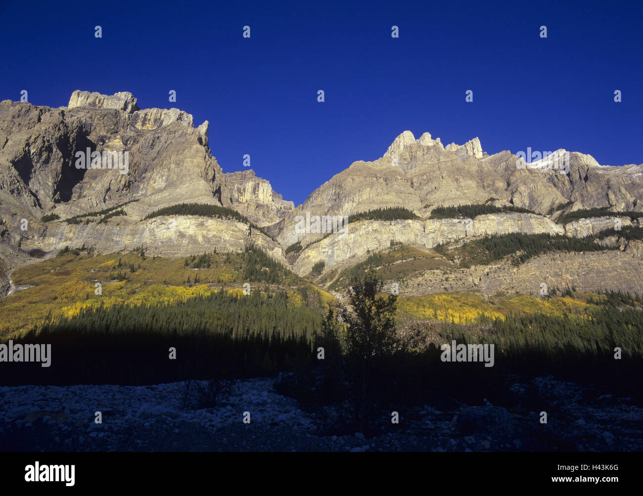 Canada, Alberta, Waterton Lakes national park, mountains, Stock Photo