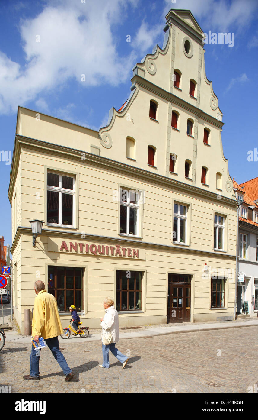 Germany, MecklenburgWestern Pomerania, Stralsund (city), gabled house
