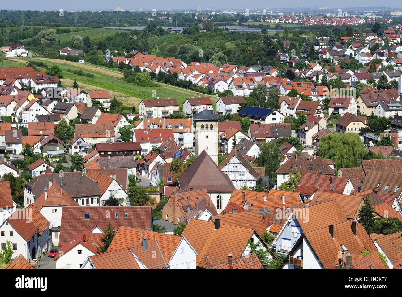 Germany, Baden-Wurttemberg, Stetten in the Remstal, local view, Stock Photo