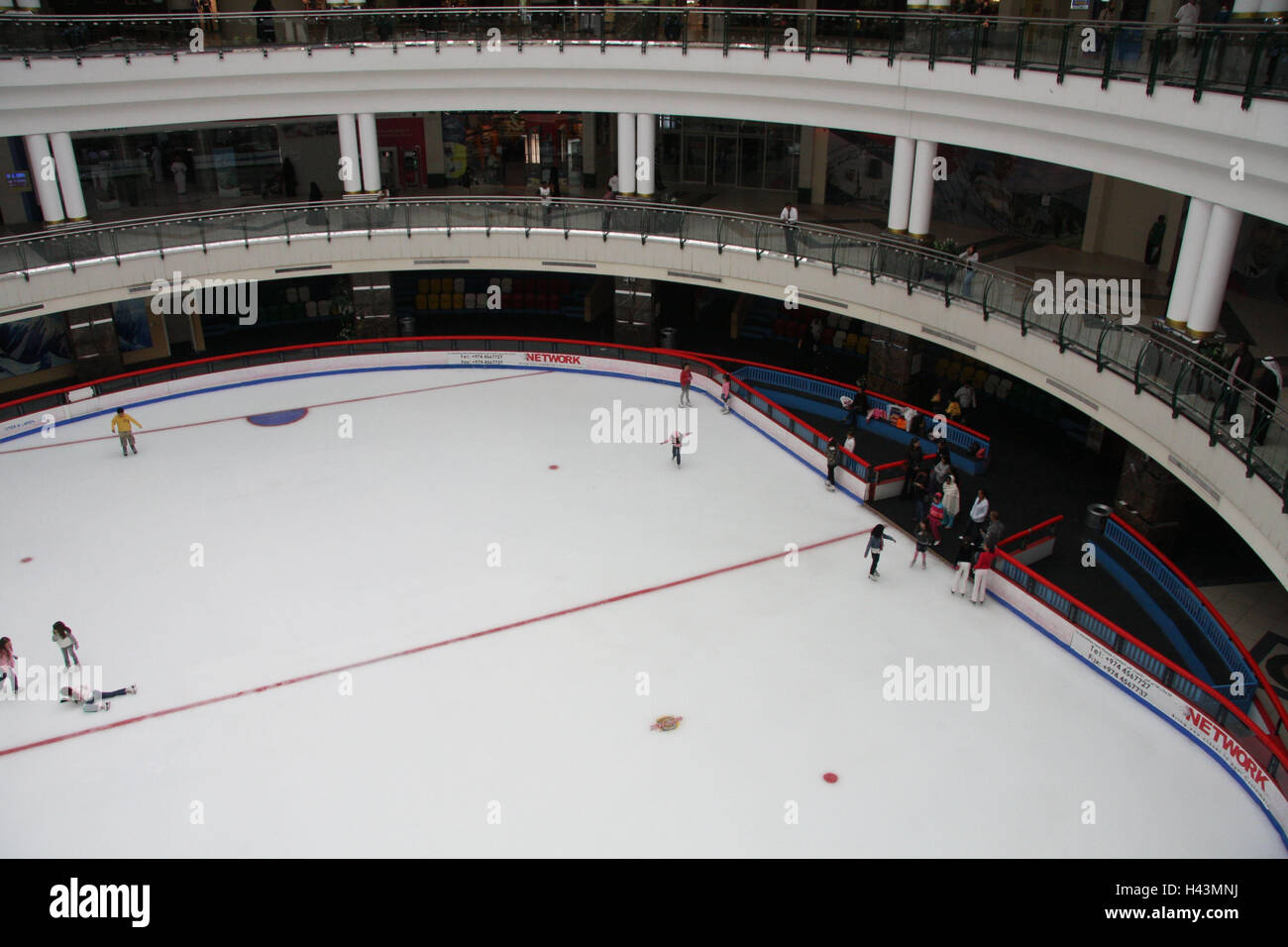 Qatar, Doha, high rise, skating surface, Qatar, architecture, business