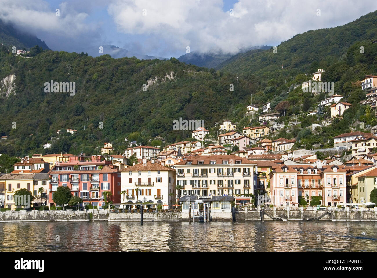 Italy, Cannero Riviera, Lago Maggiore, lake, local view, Stock Photo