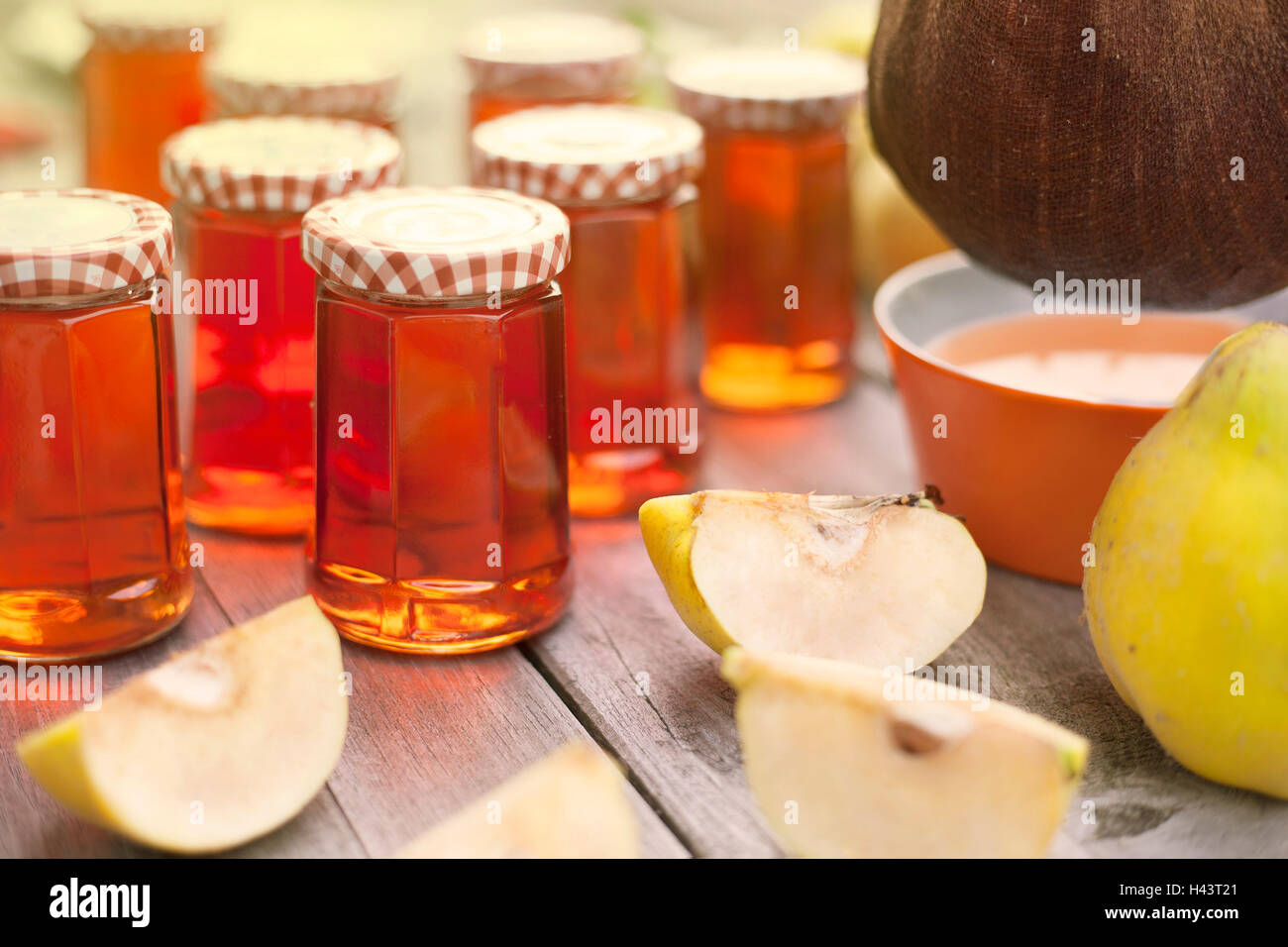 Homemade Quince Jelly Stock Photo Alamy