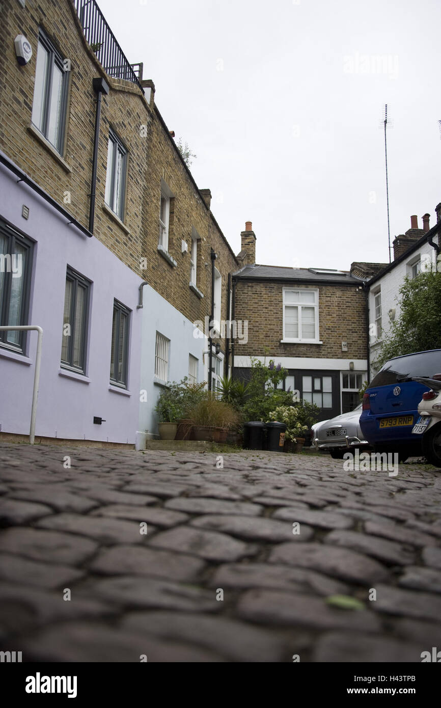 Great Britain, England, London, Notting Hill, Portobello Road, backyard