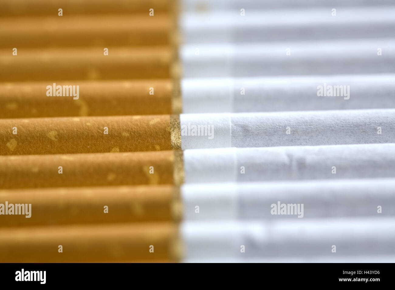 Filtertip cigarettes, detail Stock Photo Alamy