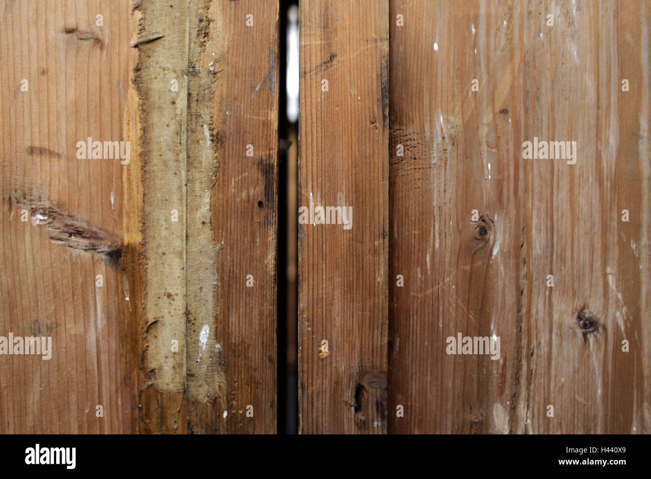 wooden door, crack, medium close-up, detail, Stock Photo