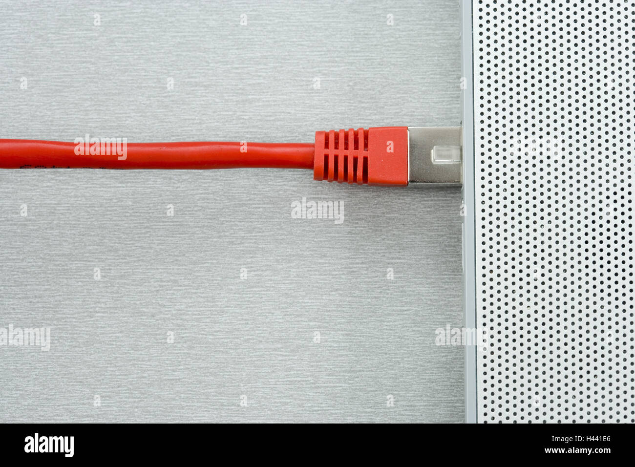 Computer, cable, connection, laptop, close up Stock Photo Alamy