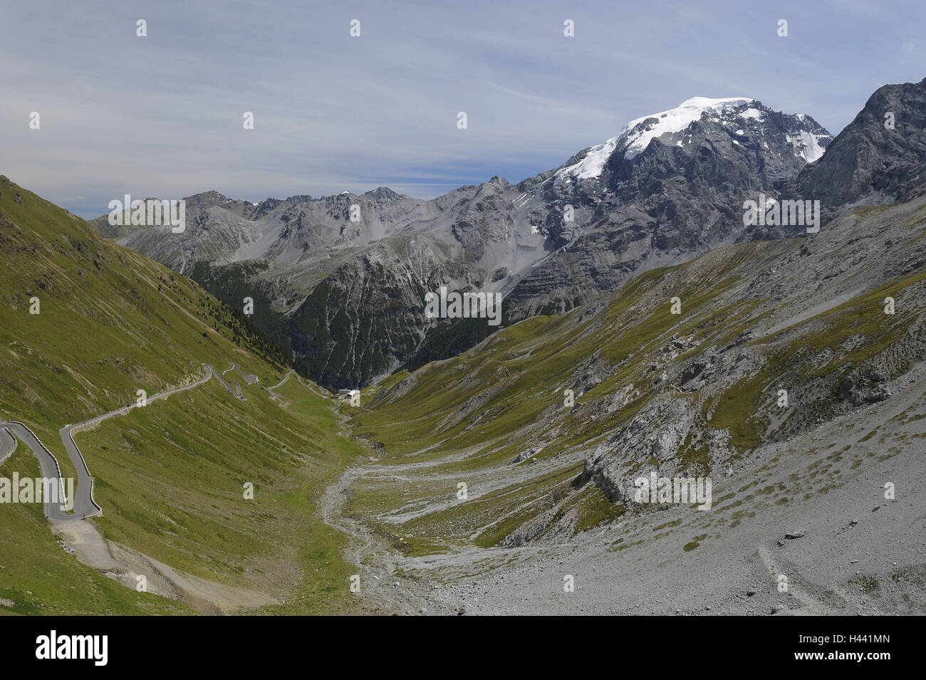 Italy South Tyrol Stilfserjoch Ortler Mountain Pass Stock Photo Alamy