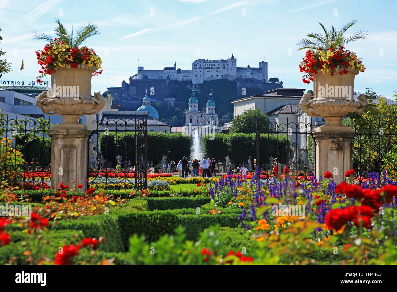Austria, Salzburg, Mirabellgarten Stock Photo Alamy
