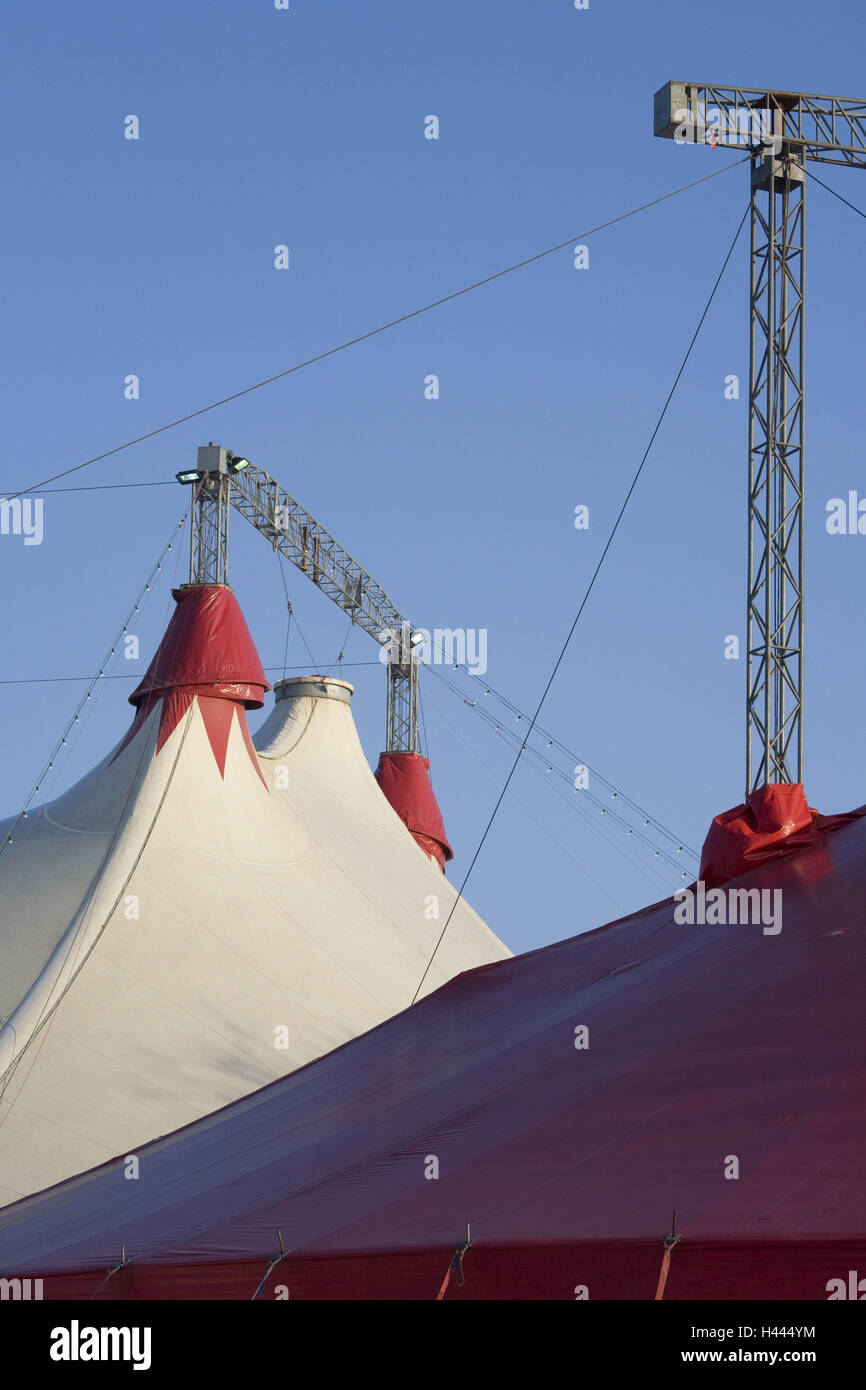 Circus tent, circus, tent, roof, detail, Stock Photo