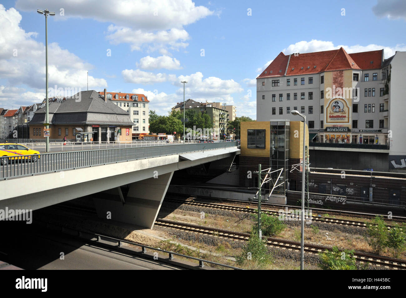 East Prussia bridge, new Kantstrasse, Charlottenburg, Berlin, Germany, Stock Photo