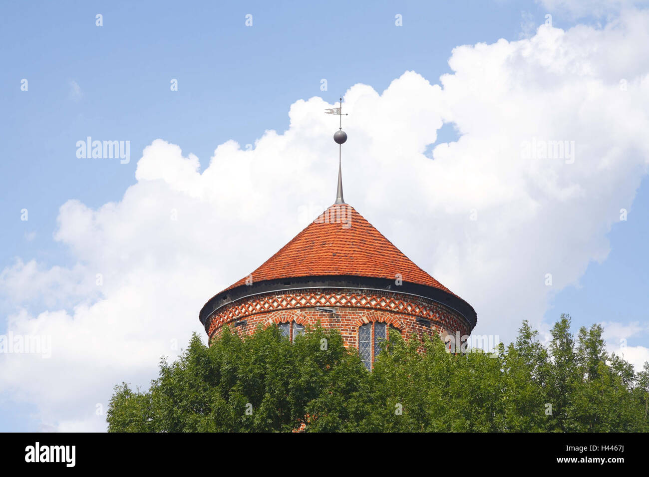 Germany, MecklenburgWest Pomerania, NeustadtGlewe, old castle, detail