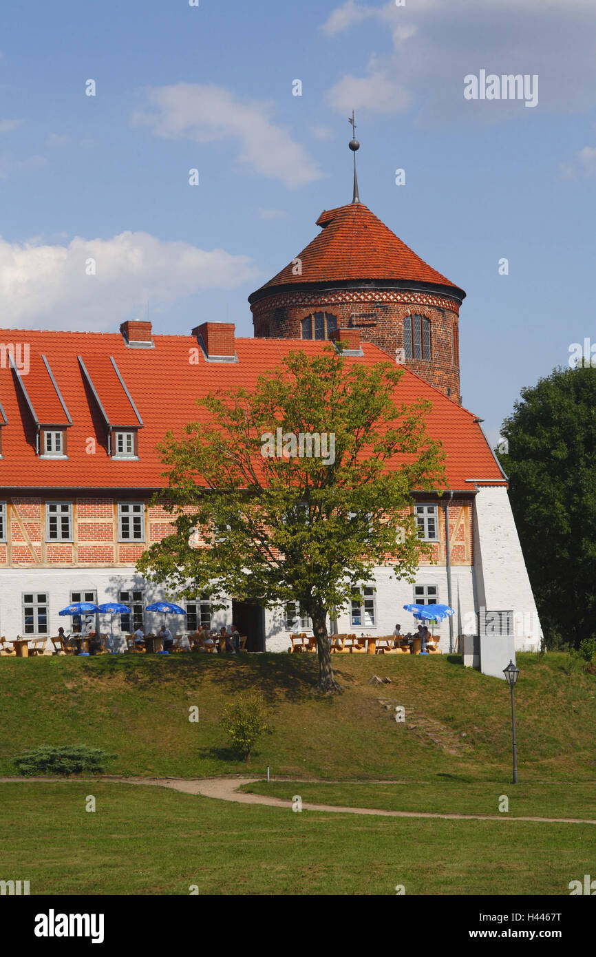 Germany, MecklenburgWest Pomerania, NeustadtGlewe, old castle Stock
