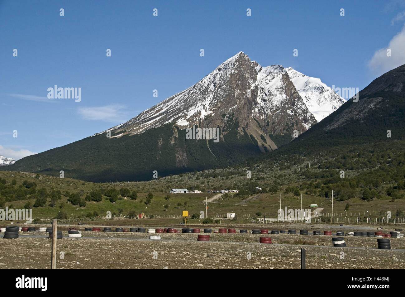 Argentina, Tierra del Fuego, Usuhuaia, the Andes mountain range, Stock Photo