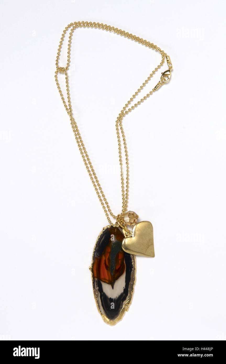 Gold pendant necklace hires stock photography and images Alamy