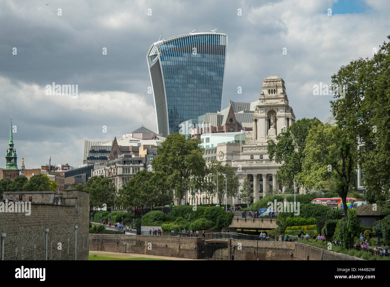 Walkie Talkie Building, 20 Fenchurch, City of London, England Stock Photo