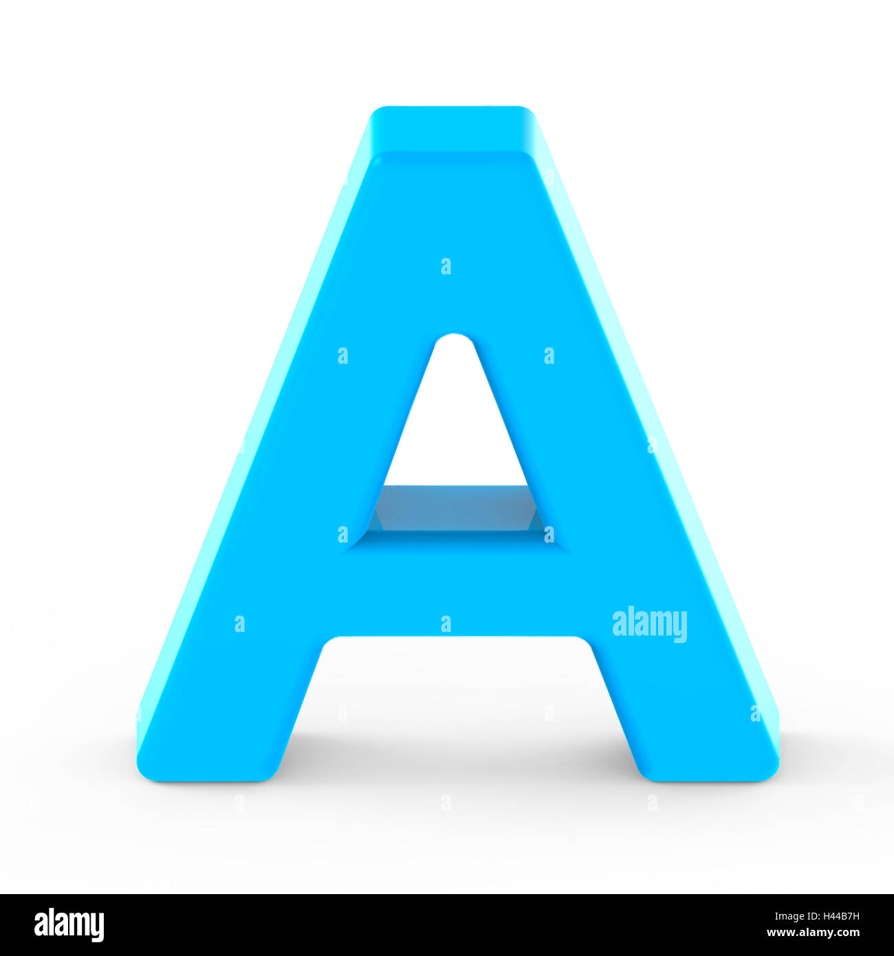 baby blue letter a