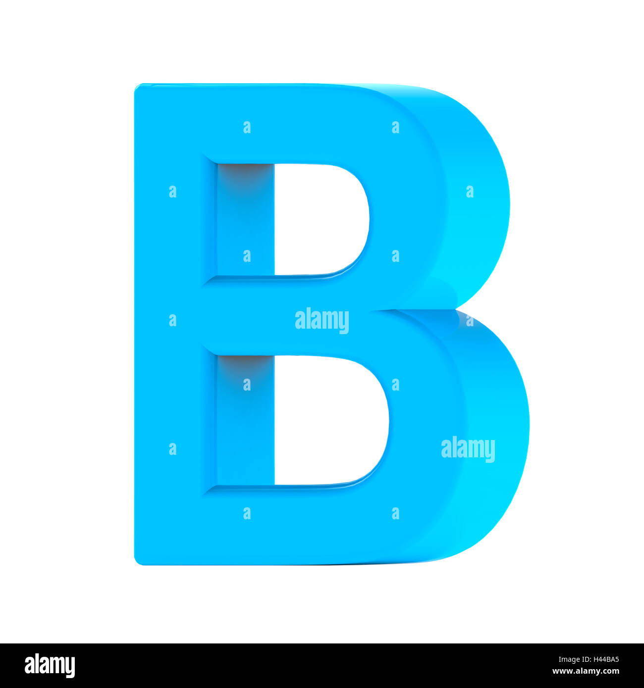 baby blue letter a