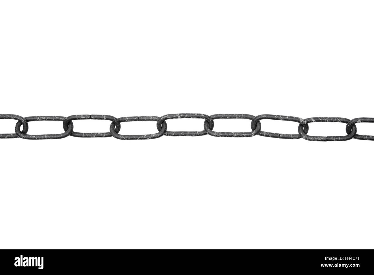 Iron chain, cut-out, Stock Photo