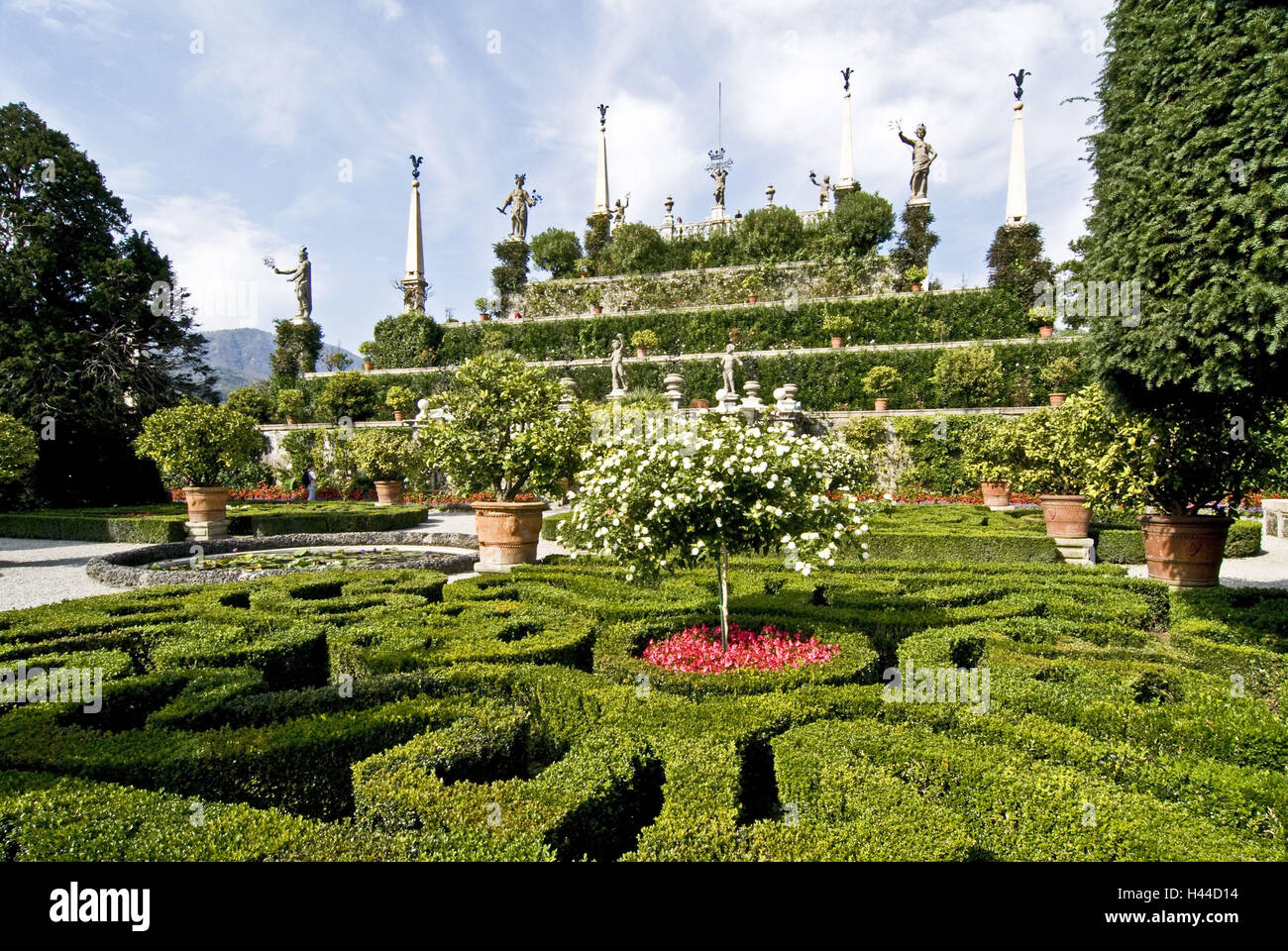Italy, Lago Maggiore, Isola Bella, garden, dear garden ...