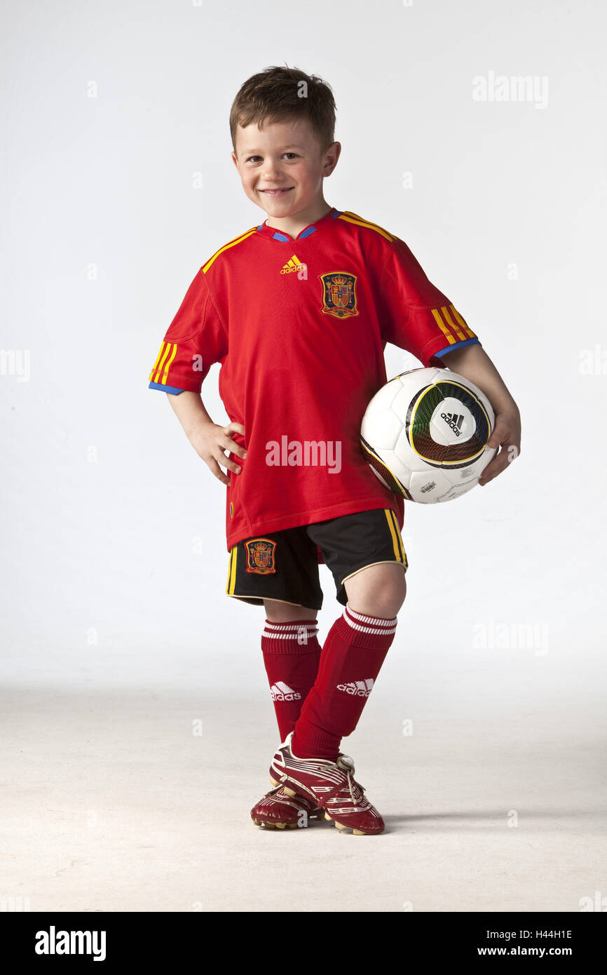 Boy, football jersey, football, pride Stock Photo Alamy