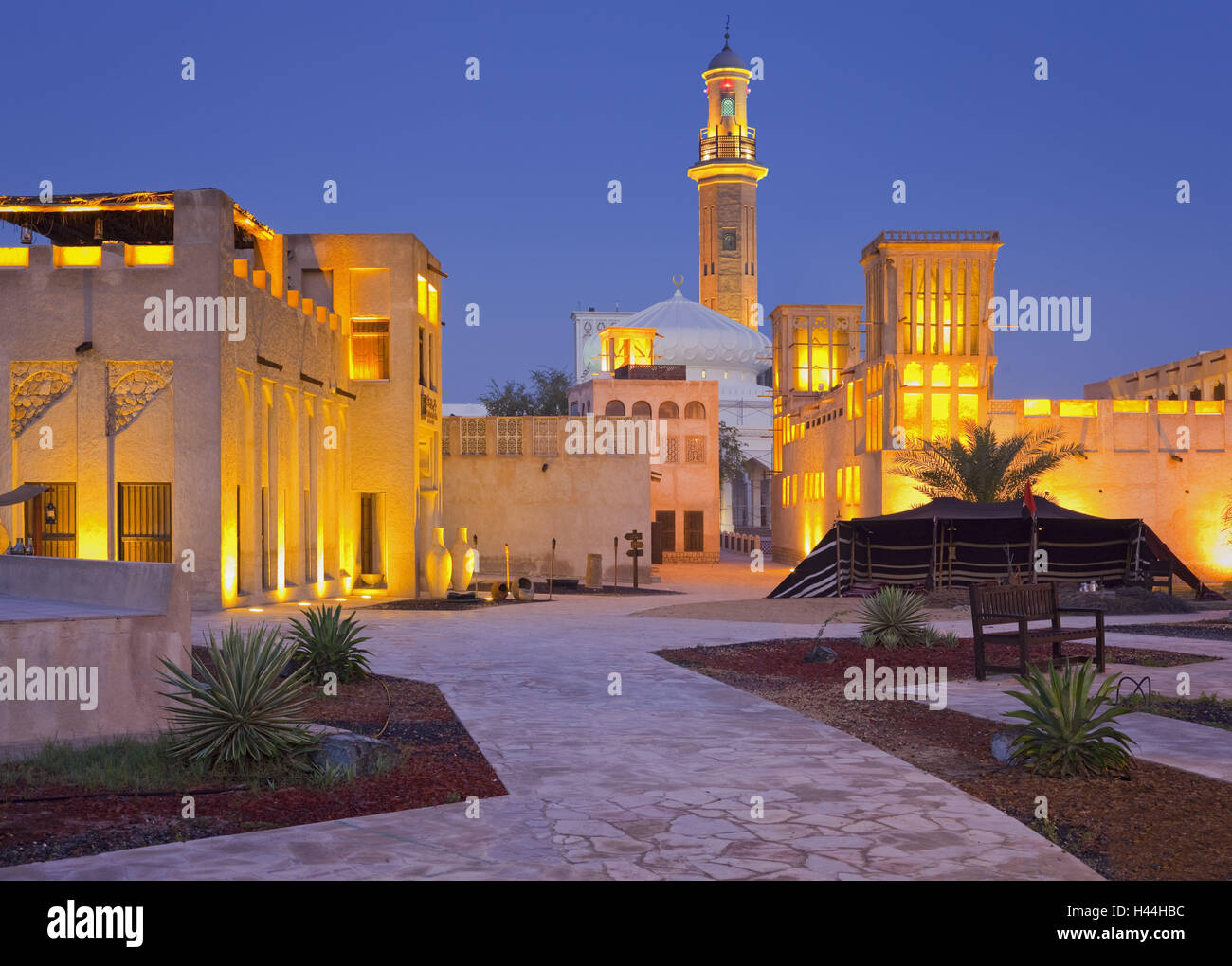 united-arab-emirates-dubai-al-fahidi-fort-dubai-museum-stock-photo