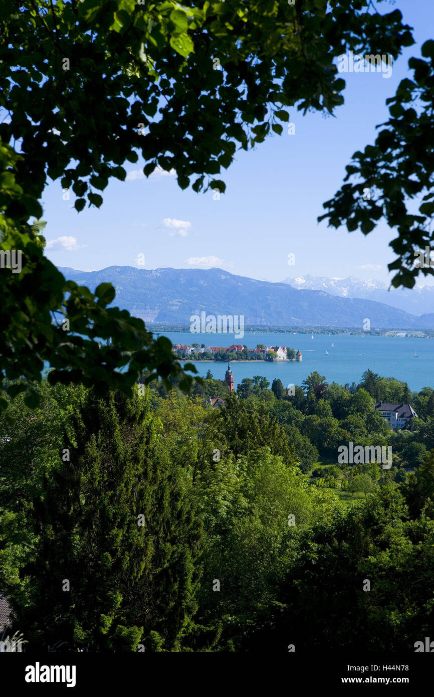 Germany, Bavaria, Swabia, Lake Constance, island, Lindau, summer Stock