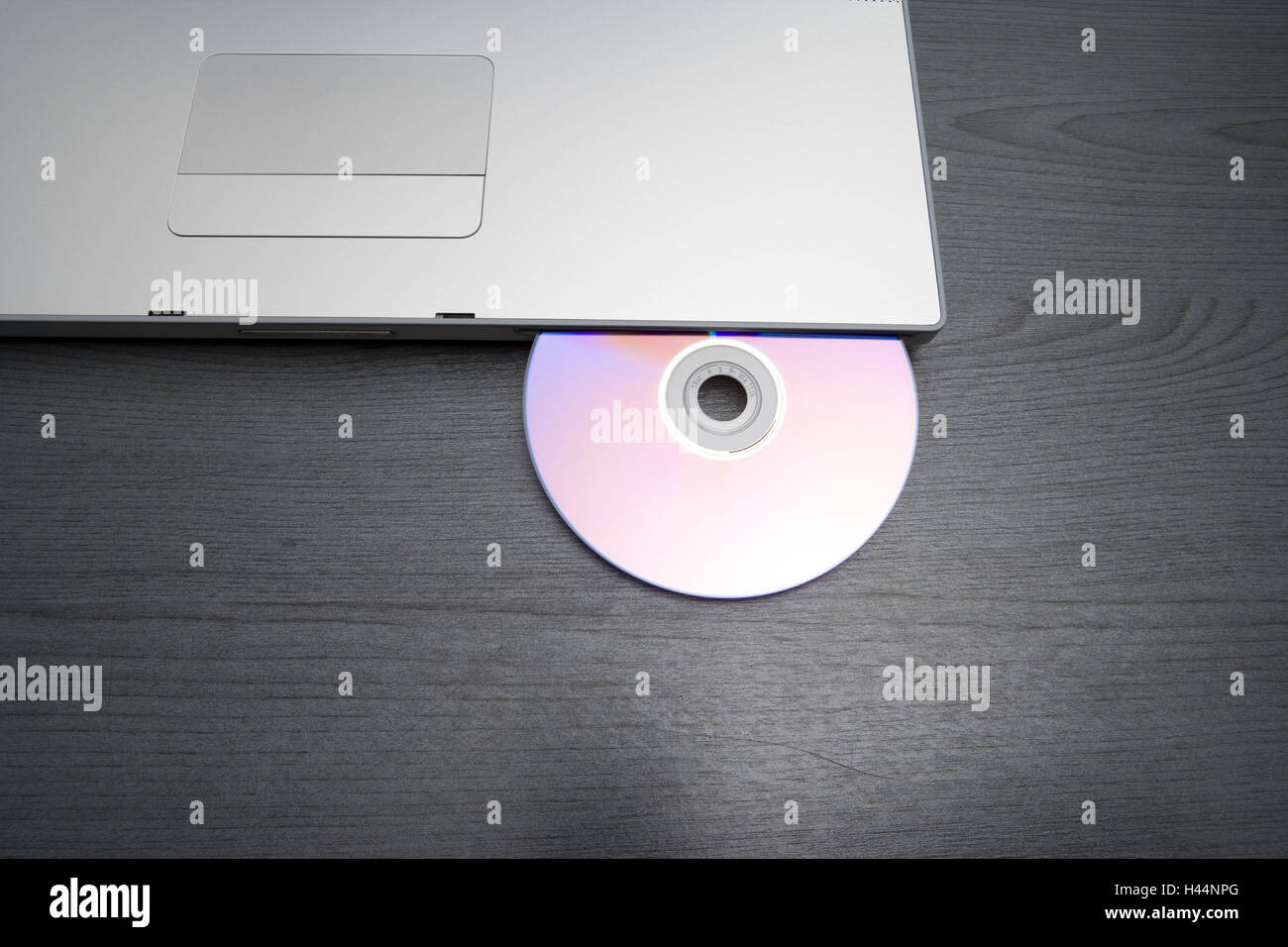 Laptop, CD plug-in unit, Stock Photo