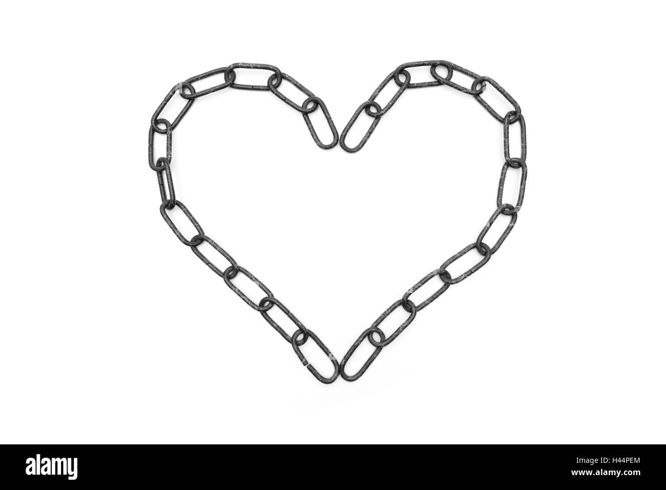 Chain heart hi-res stock photography and images - Alamy