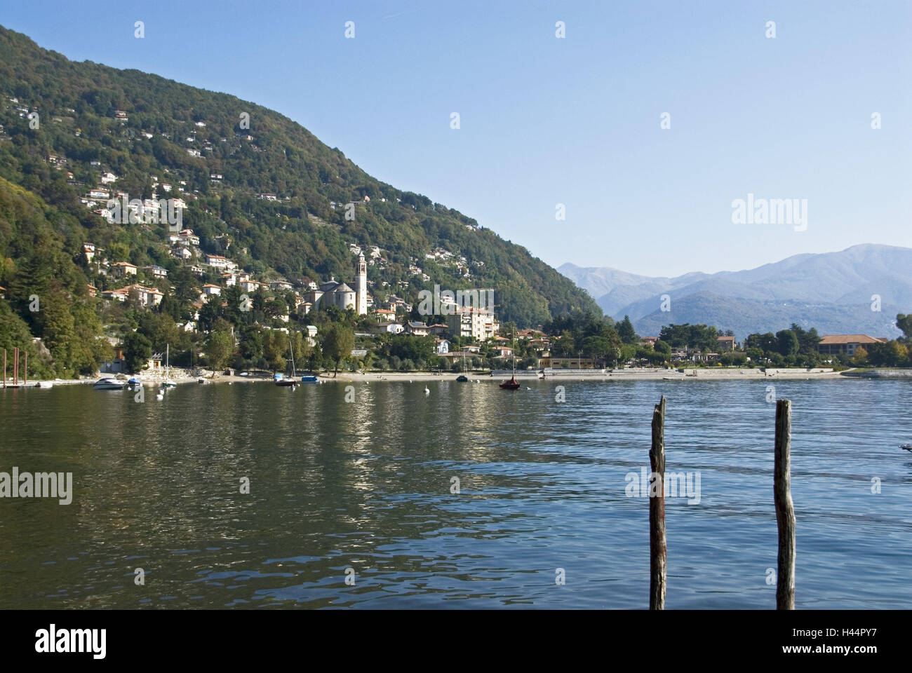 Italy, Lago Maggiore, Cannero Riviera, local view, Stock Photo