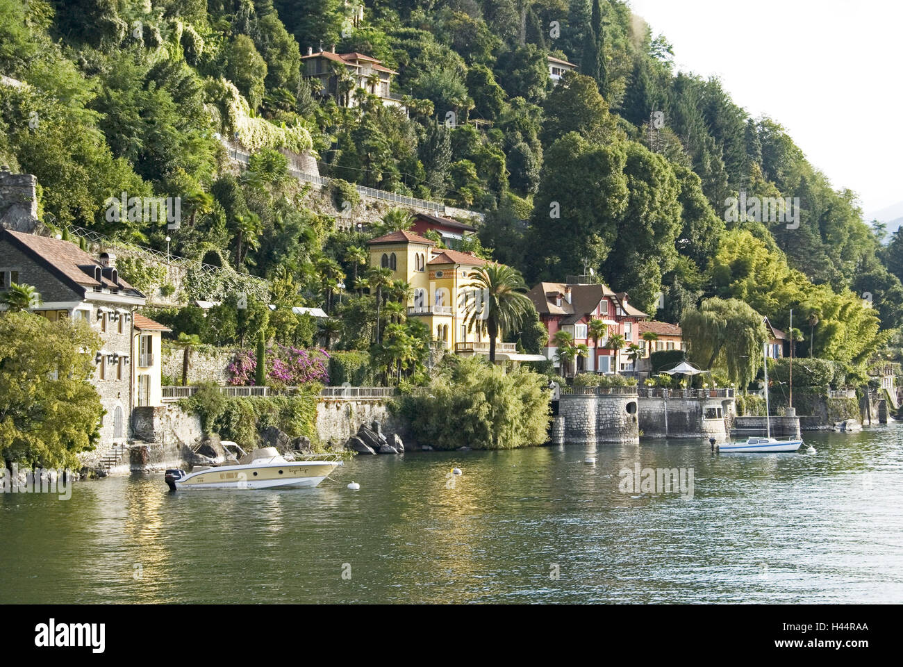 Italy, Cannero Riviera, Lago Maggiore, lake, local view, Stock Photo
