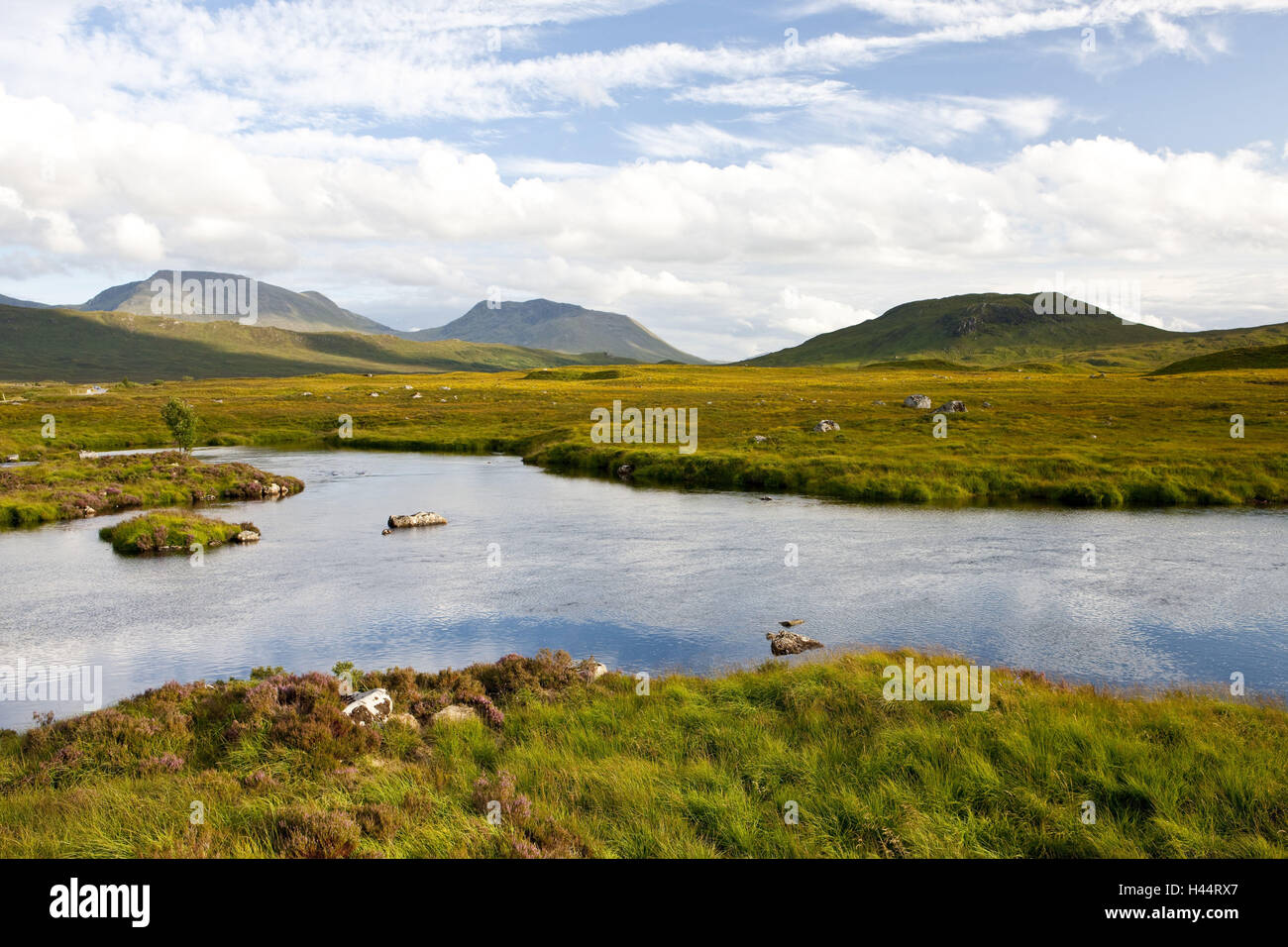 Great Britain, Scotland, Grampian Mountains, Rannoch Moore Stock Photo ...