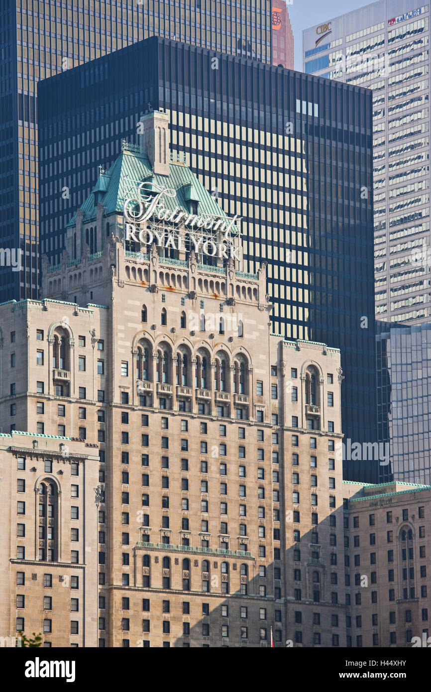 Canada, Ontario, Toronto, centre, skyscrapers, facades, detail, Stock Photo