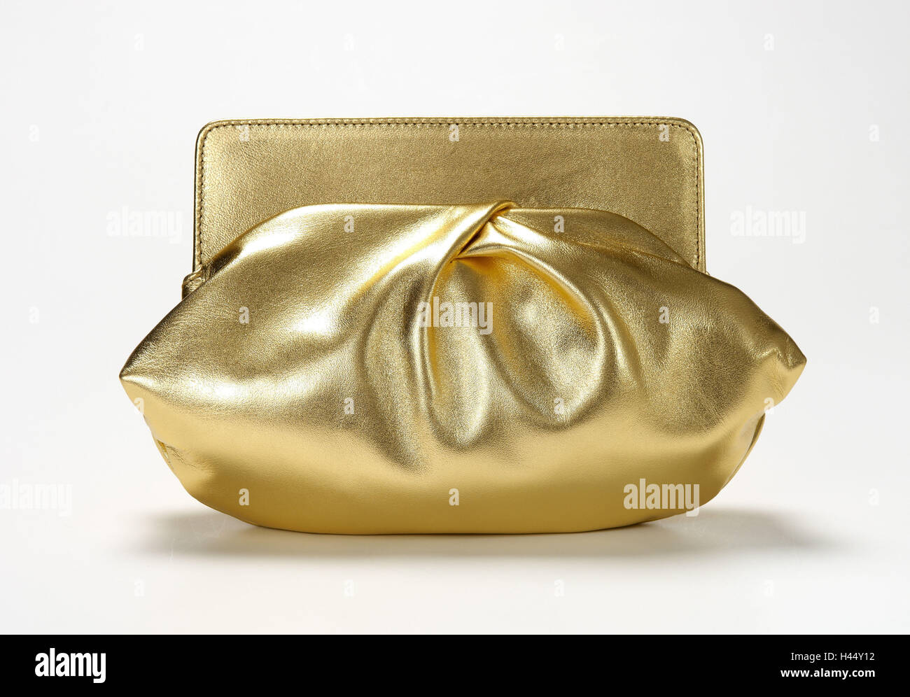 Handbag, clutch bag, gold Stock Photo - Alamy