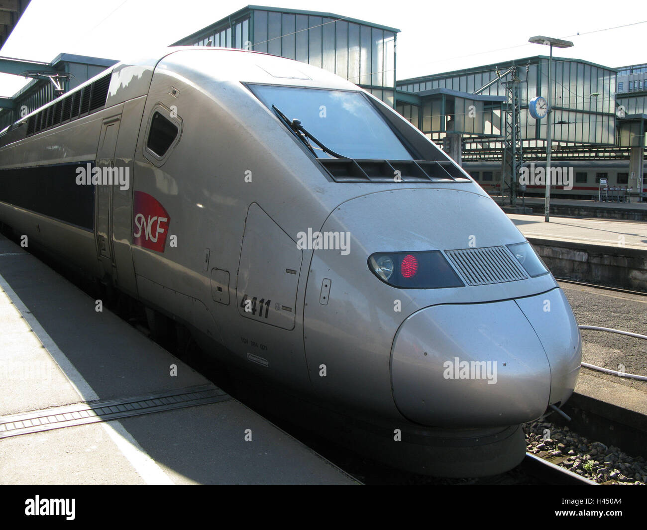 High Speed Train Tgv Germany Baden Wurttemberg Stuttgart Central Stock Photo Alamy
