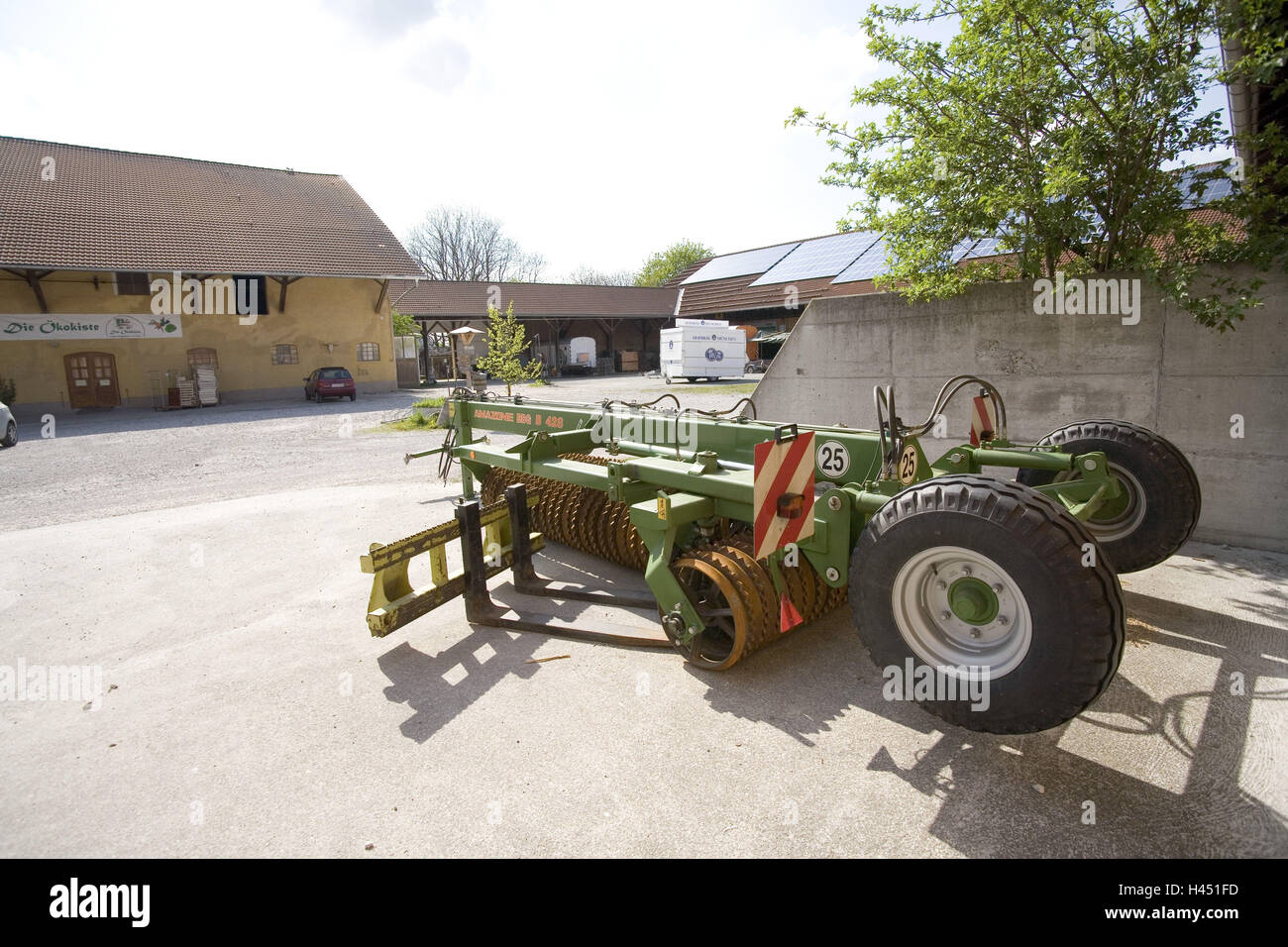 Germany, Bavaria, 'urban property Riem', agricultural device, outside, Stock Photo