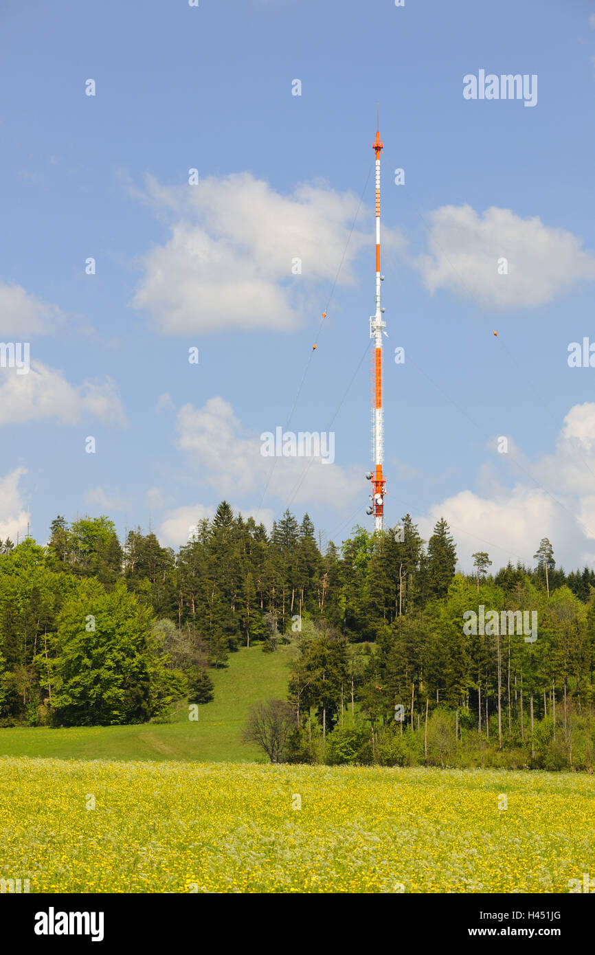 Germany, Baden-Wurttemberg, transmitter, Stock Photo