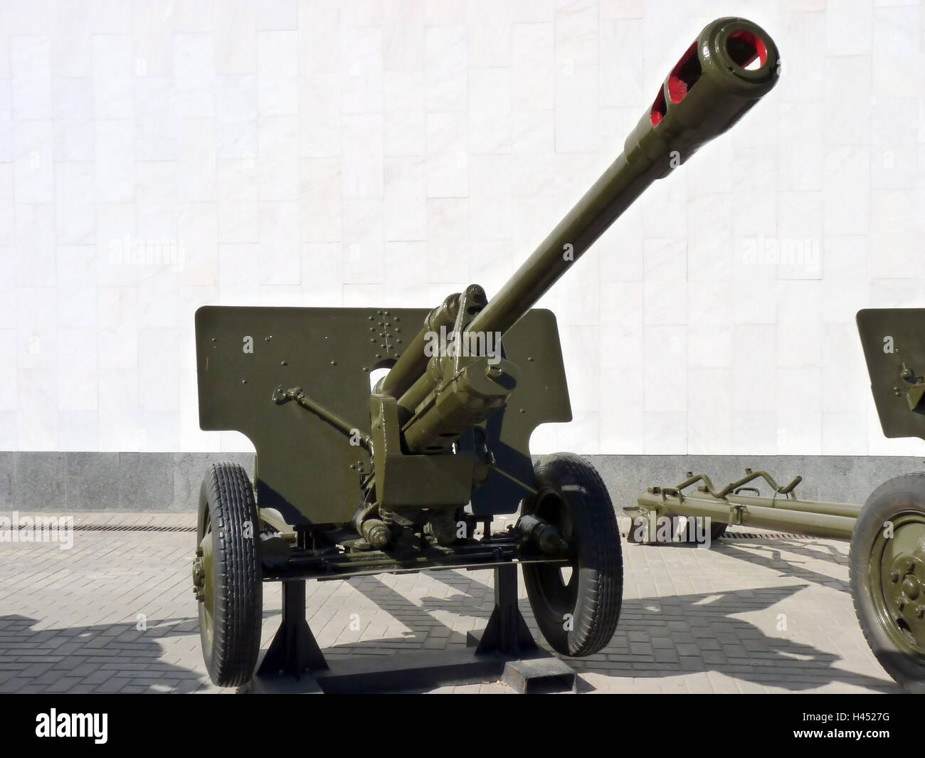 Soviet anti-tank gun Stock Photo