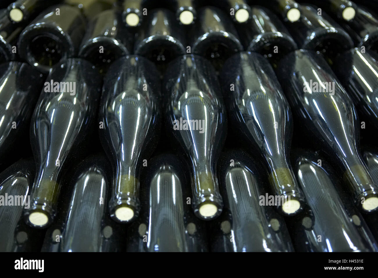 Bottles, detail, winery, winepress house, storage, wine warehouse