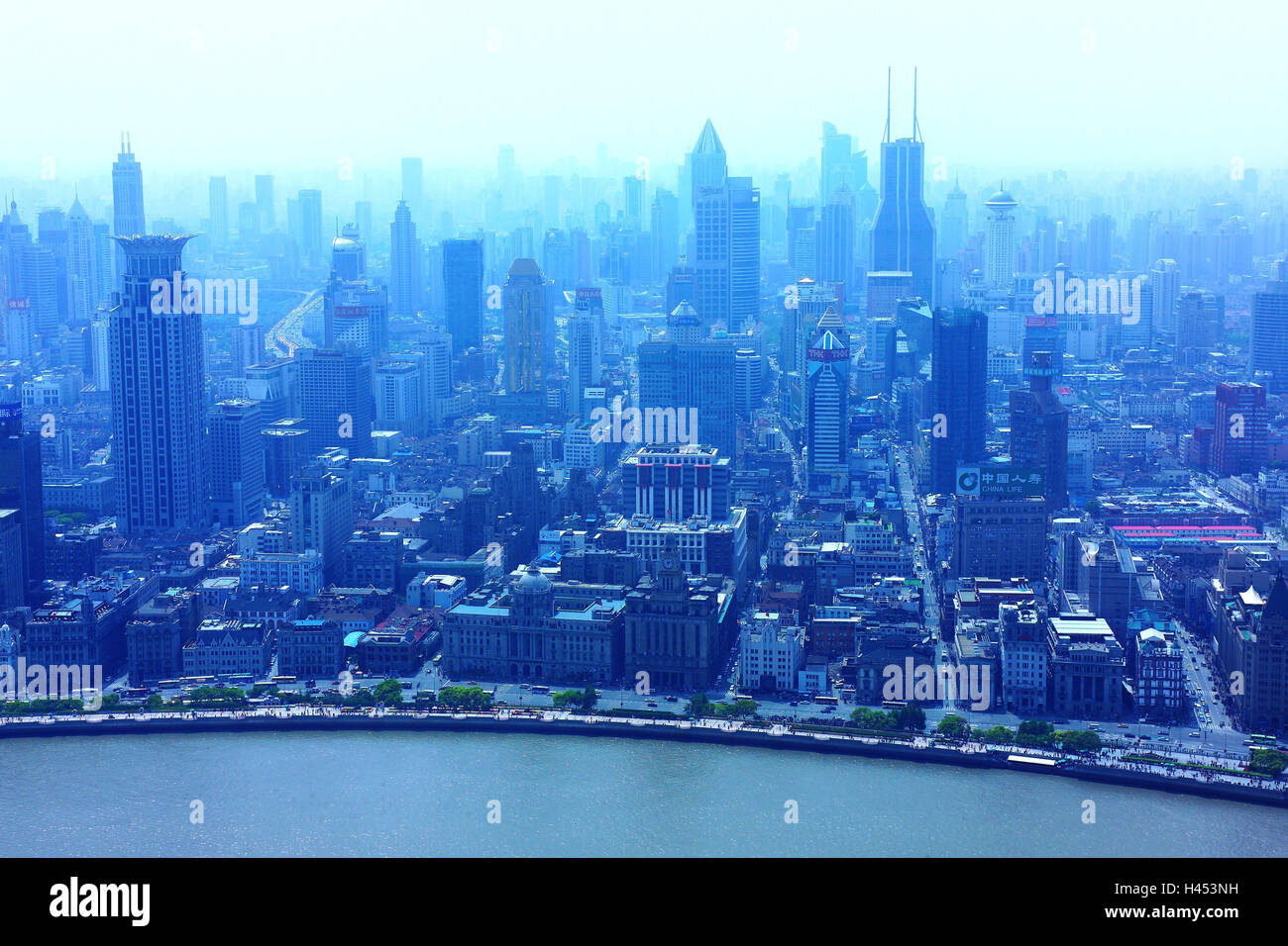 Birds eye view shanghai china hi-res stock photography and images - Alamy
