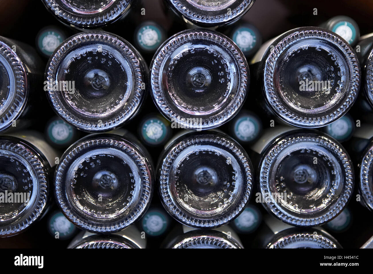 Bottles, floor, detail, winery, winepress house, storage, wine
