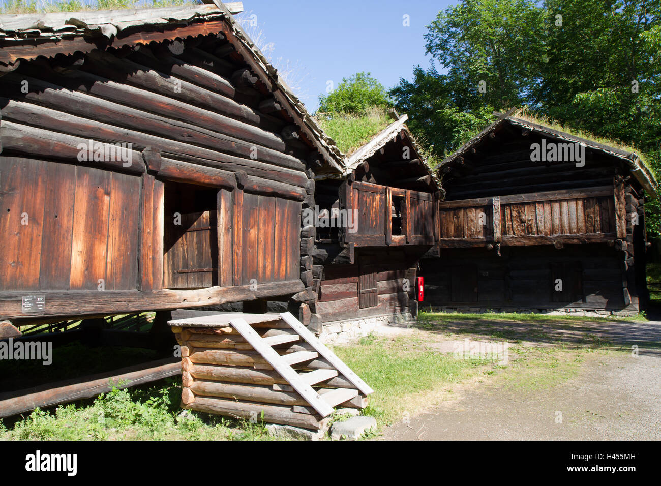 typical old norvegian house in wooden style Stock Photo - Alamy