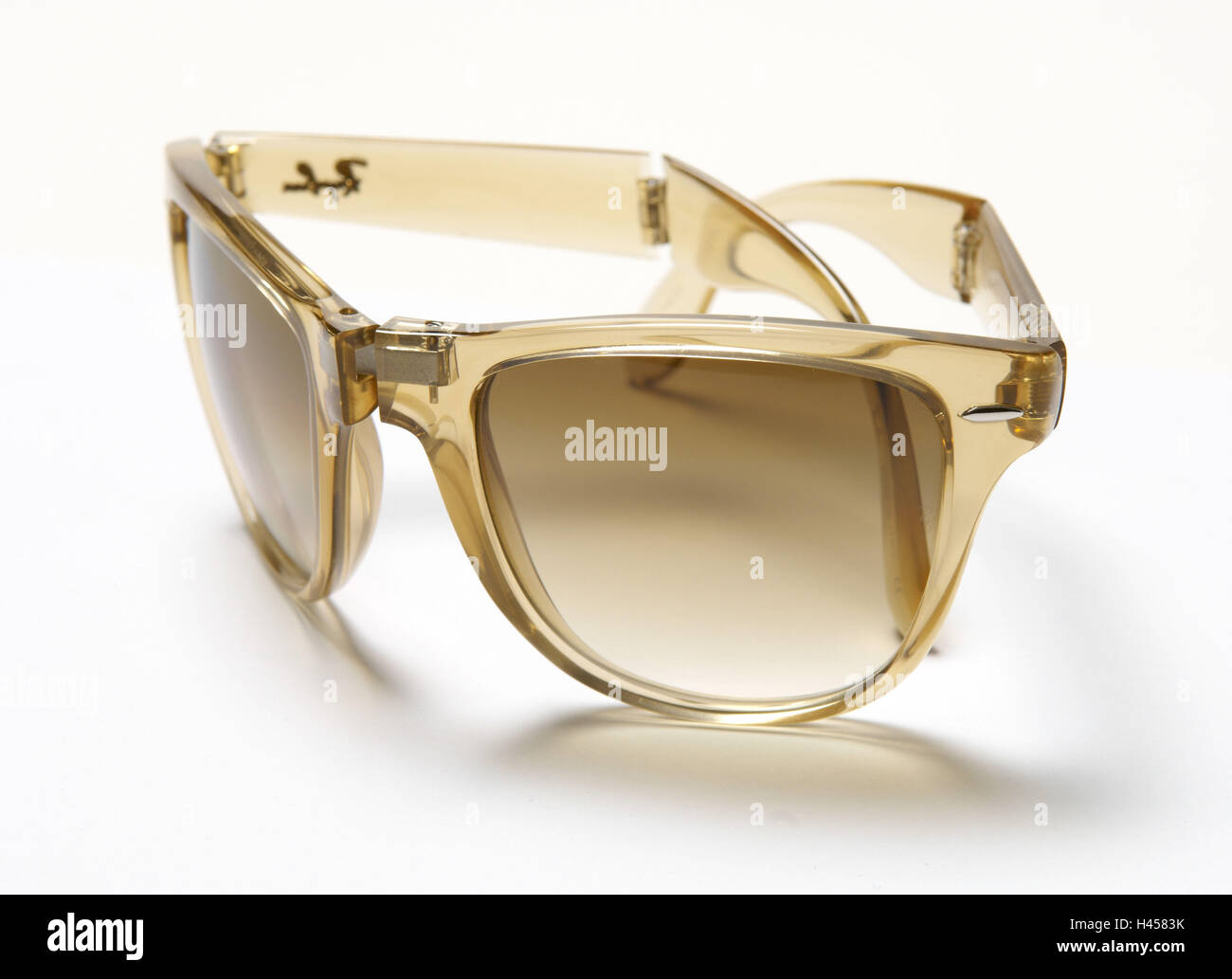 Sunglasses, transparent, plastic, foldable, Stock Photo
