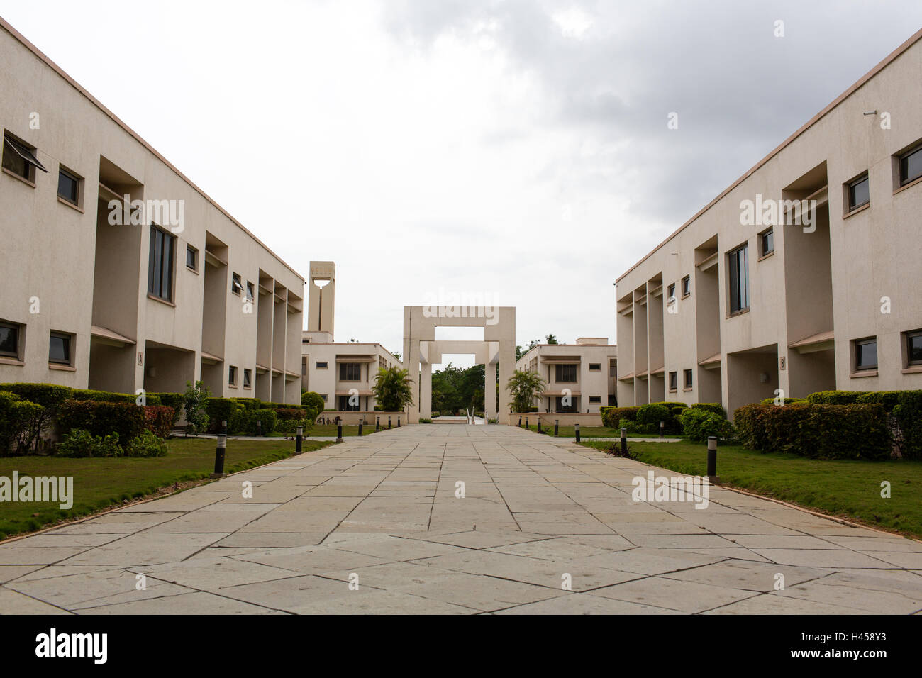 Faculty Housing at Indian School of Business in Hyderabad,India Stock